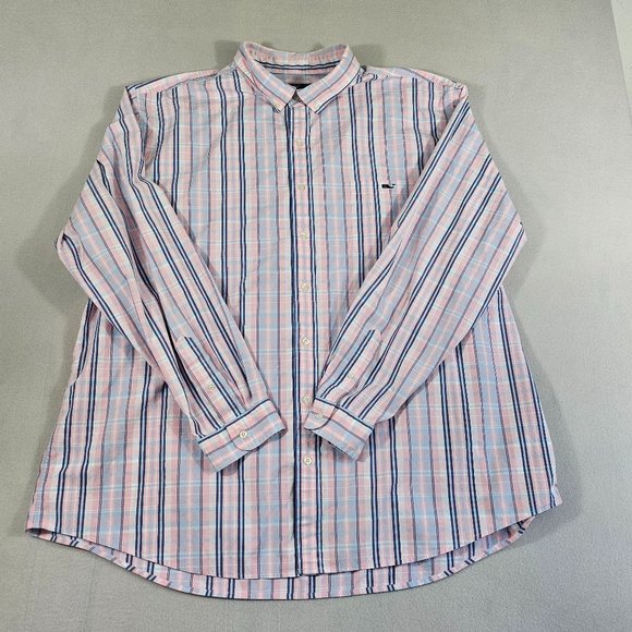 Vineyard Vines Shirt Mens 3XT Classic Fit Tucker Striped Button Down Long Sleeve - Picture 1 of 10